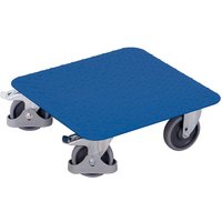 VARIOfit Kistenroller mit Riffelblech und Radfeststeller 500x500mm von VARIOFIT