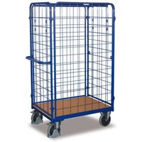 VARIOfit Paket-Vierwandwagen, hoch, seitlich vergittert Ladefläche 1200x800mm von VARIOFIT