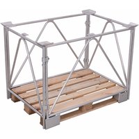 VARIOfit Palettenaufsatz Typ 68 aus verzinktem Stahl 1200x800mm Maße, 800mm Höhe VARIOfit Palettenaufsatz Typ 68 aus verzinktem Stahl 1200x800mm Maße, 800mm Höhe von VARIOFIT