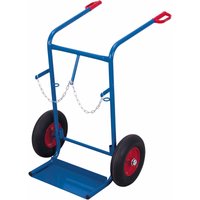 VARIOfit Stahlflaschenkarre 200kg Traglast für 2 Flaschen a 40-50 Liter Luftbereifung VARIOfit Stahlflaschenkarre 200kg Traglast für 2 Flaschen a 40-50 Liter Luftbereifung von VARIOFIT