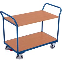VARIOfit Tischwagen mit 2 gebogenen Schiebegriffen und 2 Ladeflächen 1000x600mm VARIOfit Tischwagen mit 2 gebogenen Schiebegriffen und 2 Ladeflächen 1000x600mm von VARIOFIT