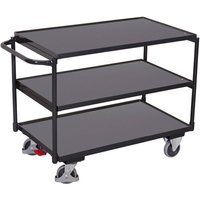 VARIOfit Tischwagen mit Schiebegriff und 3 Ladeflächen 835x495mm Anthrazitgrau VARIOfit Tischwagen mit Schiebegriff und 3 Ladeflächen 835x495mm Anthrazitgrau von VARIOFIT
