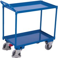 VARIOfit Tischwagen mit Wanne, gebogenem Schiebegriff und 2 Ladeflächen 845x495mm VARIOfit Tischwagen mit Wanne, gebogenem Schiebegriff und 2 Ladeflächen 845x495mm von VARIOFIT