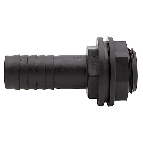 VARIOSAN Tankdurchführung 16232, 3/4" Außengewinde x 19 mm Schlauchtülle, PP, schwarz, inkl. Dichtung von VARIOSAN