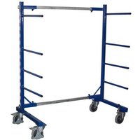 VARIOfit SW-130.006 Tragarmwagen Stahl pulverbeschichtet Traglast (max.): 400kg Bereifung=Vollgummi von VARIOFIT