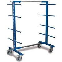 VARIOfit SW-160.007 Tragarmwagen Stahl pulverbeschichtet Traglast (max.): 400kg Bereifung=Vollgummi von VARIOFIT