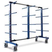 VARIOfit SW-210.007 Tragarmwagen Stahl pulverbeschichtet Traglast (max.): 400kg Bereifung=Vollgummi von VARIOFIT