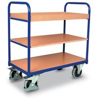 VARIOfit SW-500.210 Etagenwagen Stahl pulverbeschichtet Traglast (max.): 250kg Enzianblau (RAL 5010) von VARIOFIT