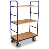 VARIOfit SW-500.211 Etagenwagen Stahl pulverbeschichtet Traglast (max.): 250kg Enzianblau (RAL 5010) von VARIOFIT