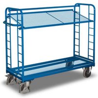 VARIOfit SW-540.223 Etagenwagen Stahl pulverbeschichtet Traglast (max.): 250kg Enzianblau (RAL 5010) von VARIOFIT