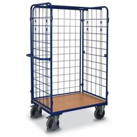 VARIOfit SW-700.306 Etagenwagen Stahl pulverbeschichtet Traglast (max.): 500kg Enzianblau (RAL 5010) von VARIOFIT