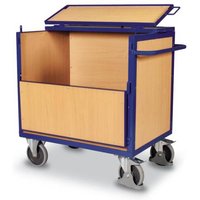 VARIOfit SW-700.407 Kastenwagen Stahl pulverbeschichtet Traglast (max.): 500kg von VARIOFIT