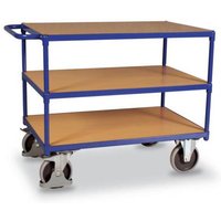 VARIOfit SW-700.600 Tischwagen Stahl pulverbeschichtet Traglast (max.): 500kg Enzianblau (RAL 5010) von VARIOFIT