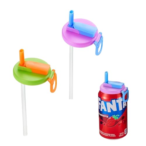 VARKAGE 2X Dosendeckel Mit Strohhalm, Silicone Can Covers, Soda-Abdeckungen Für Dosen, Strohhalm Abdeckung Aus Silikon, Can Saver Lid Pop Can Deckel, Getränkedosendeckel Mit Strohhalmen VARKAGE 2X Dosendeckel Mit Strohhalm, Silicone Can Covers, Soda-Abdeckungen Für Dosen, Strohhalm Abdeckung Aus Silikon, Can Saver Lid Pop Can Deckel, Getränkedosendeckel Mit Strohhalmen von VARKAGE