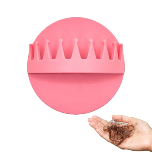 VARKAGE Silikon Haarfänger Dusche, Kann Wiederverwendet Sieb Dusche Abfluss Haare, Haarsieb Duschrinne für Duschen Badewannen (Rosa) von VARKAGE
