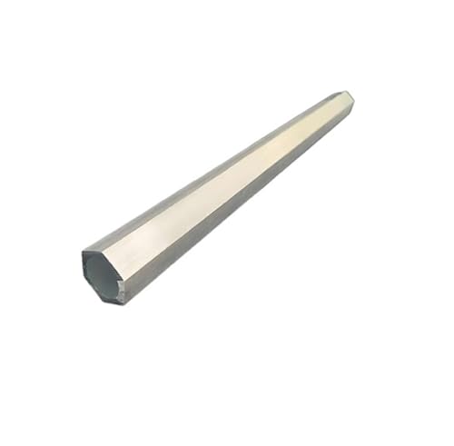 6063 T5 Äußerer Sechseck-Innenkreis Aluminiumrohr Sechseckige Teleskophülse aus Aluminiumlegierung Hohlrohr Gegenüberliegende Seite 10 11 12 mm(10CM_29X25MM) von VARNOK