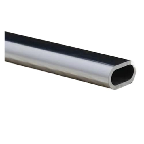 Aluminiumrohr 20 25 30 40 45 50 60 80 mm ovales Teleskoprohr aus Aluminiumlegierung 6061 T6, hohe Härte for den Einsatz im Bauwesen, verschiedene Größen erhältlich(50CMX4_60X30X2MM) von VARNOK