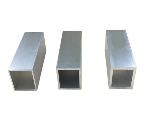 Aluminiumrohr 25x25mm Aluminium legierung platz rohr profil Aluminium legierung rechteckigen rohr Flugzeug modell skelett dekoration materialien(25x25x2mm,490mm) von VARNOK