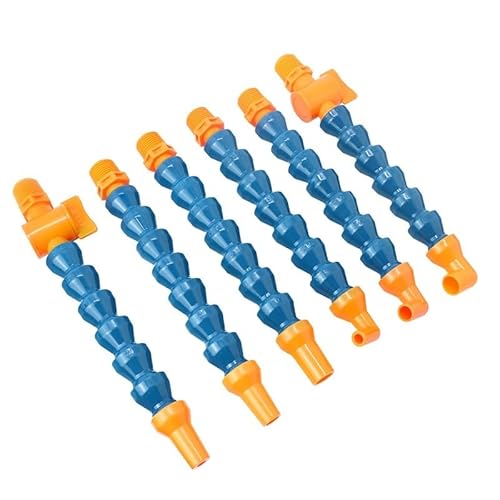 Einstellbarer Kühlmittelschlauch 1/2-Zoll-Kühlrohr, flexibles Kunststoff-Wasser-/Öl-Kühlmittelrohr, Schläuche, Kühlrohr mit rechtwinkligem(Nozzle-4363,500mm,With Switch) von VARNOK