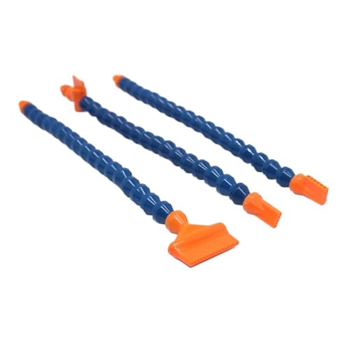 Einstellbarer Kühlmittelschlauch 1/8 Zoll poröses Schwenkdüsen-Kühlrohr, flexibles Kunststoff-Wasser-Öl-Kühlmittelrohr, Schläuche, Rohr mit Ventilschalter(7 holes,300mm,Without switch) von VARNOK