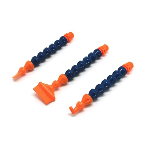 Einstellbarer Kühlmittelschlauch G3/8 Zoll flexibler Kunststoff-Wasser-Öl-Kühlmittelschlauch PT3/8 verstellbares Rohr for CNC-Fräsen La Kühlrohr NPT3/8 Zoll(2367,50cm,NPT Screw thread) von VARNOK