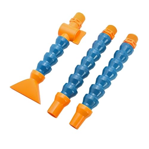 Flexibler Kühlschlauch, 1,9 cm (3/4 Zoll), großer Durchfluss, runde Düse im rechten Winkel, abgeschrägtes Düsenventil (Nozzle-6362, 500 mm, mit Schalter) von VARNOK