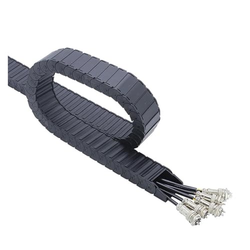 Kabel-Schleppkette 1-Meter-Energieführungskette vollständig geschlossen und nicht zu öffnen Serie J18F.1. B 18 * 25 18 * 37(75mm,18x37 mm) von VARNOK