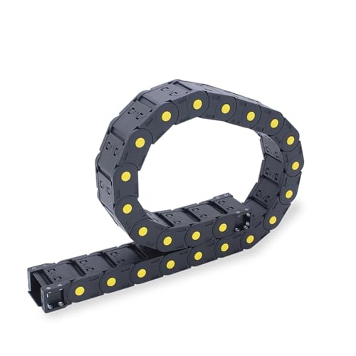 Kabel-Schleppkette 1 Meter Kabelschleppkette H20F.1.S Brückentyp beidseitig offen 20 * 38MM 50 57 60 75 77 100(100mm,20x77 mm) von VARNOK