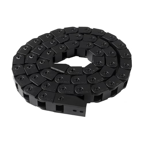 Kabel-Schleppkette 10 x 10 mm Kabelträger, schwarzer Kunststoff, flexible Nylonketten, 1 m, mit Endverbindern for 3D-Drucker, CNC-Maschine, Router, Mühle Kabel-Schleppkette 10 x 10 mm Kabelträger, schwarzer Kunststoff, flexible Nylonketten, 1 m, mit Endverbindern for 3D-Drucker, CNC-Maschine, Router, Mühle von VARNOK