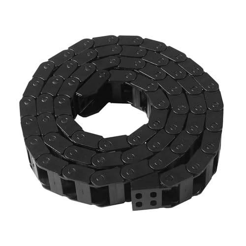 Kabel-Schleppkette 7 x 15 mm Kabelschleppkette, geschlossener Typ, flexible Kunststoff-Nylonketten, 1 m, mit Endverbindern for 3D-Drucker, CNC-Maschine von VARNOK