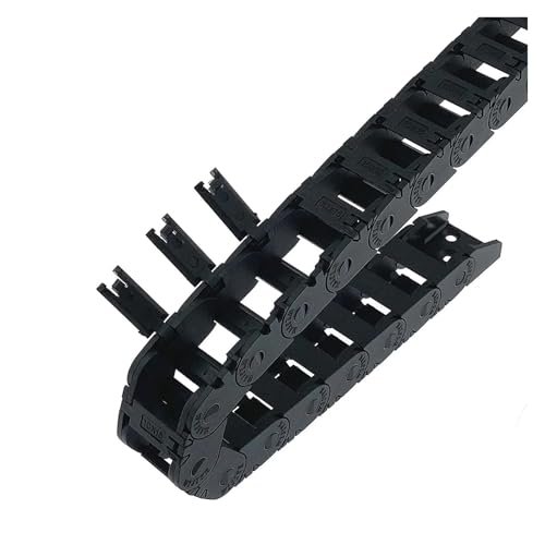 Kabel-Schleppkette Offene Schleppkette Brückentyp 7x7 10x10 10x15 10x20 15x20 18x18 L1m Kabelträger mit Enden for CNC-3D-Drucker(R38,7x7 Non-open) von VARNOK