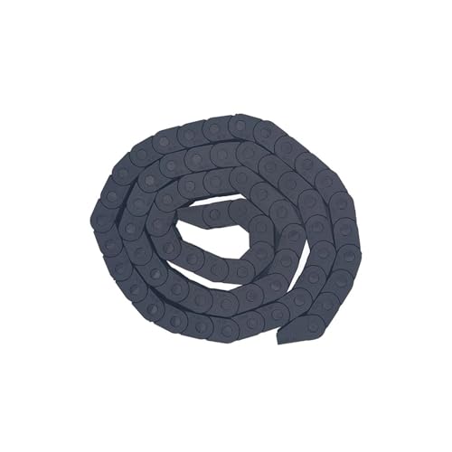 Kabel-Schleppkette R18 10x10 10x15 10x20 Kabelketten Brückentyp Nicht öffnende Kunststoff-Schleppleine L 1 m for CNC-Fräser(10X10 mm) von VARNOK