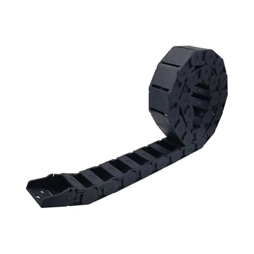 Kabel-Schleppkette R38 18x18 18x25 18x37 18x50 Kabelketten Brückentyp Halbgeschlossene Kunststoff-Schleppleine L 1m for CNC-Fräser(18x37 mm) von VARNOK