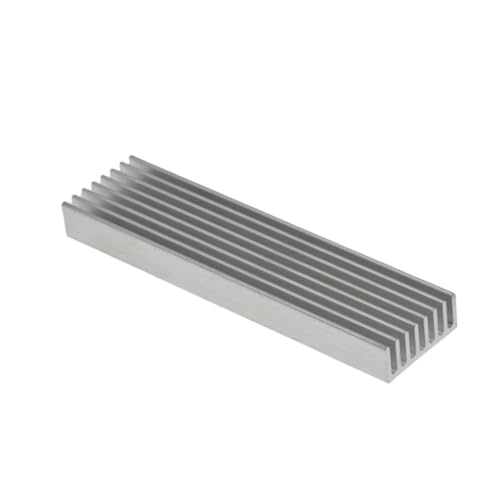 Kühlkörper Kühlkörper Kühler Kühler 100 × 25 × 10 MM Aluminium Kühlkörper Flossen Schnelle Wärmeleitfähigkeit Bar von VARNOK