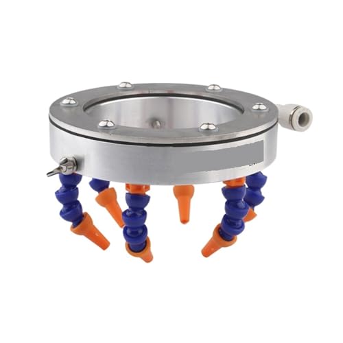 Spindel Kühlring 62/65/80/100/110/125/140/150mm Wasser Öl Kühlung Flüssigkeit kühlmittel Rohr Schlauch Rohr Düsen Spray Ring for Spindel Motor Cnc(100mm) von VARNOK