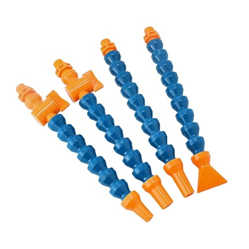 Verstellbarer Kühlmittelschlauch, 6,35 mm, große Durchflussmenge, Kühlkunststoff, flexibel, für Wasser, Öl, Kühlmittel, Kühlrohrschläuche mit runder Flare-Düse, Ventilschalter (Düse, 3364.400 mm ohne von VARNOK