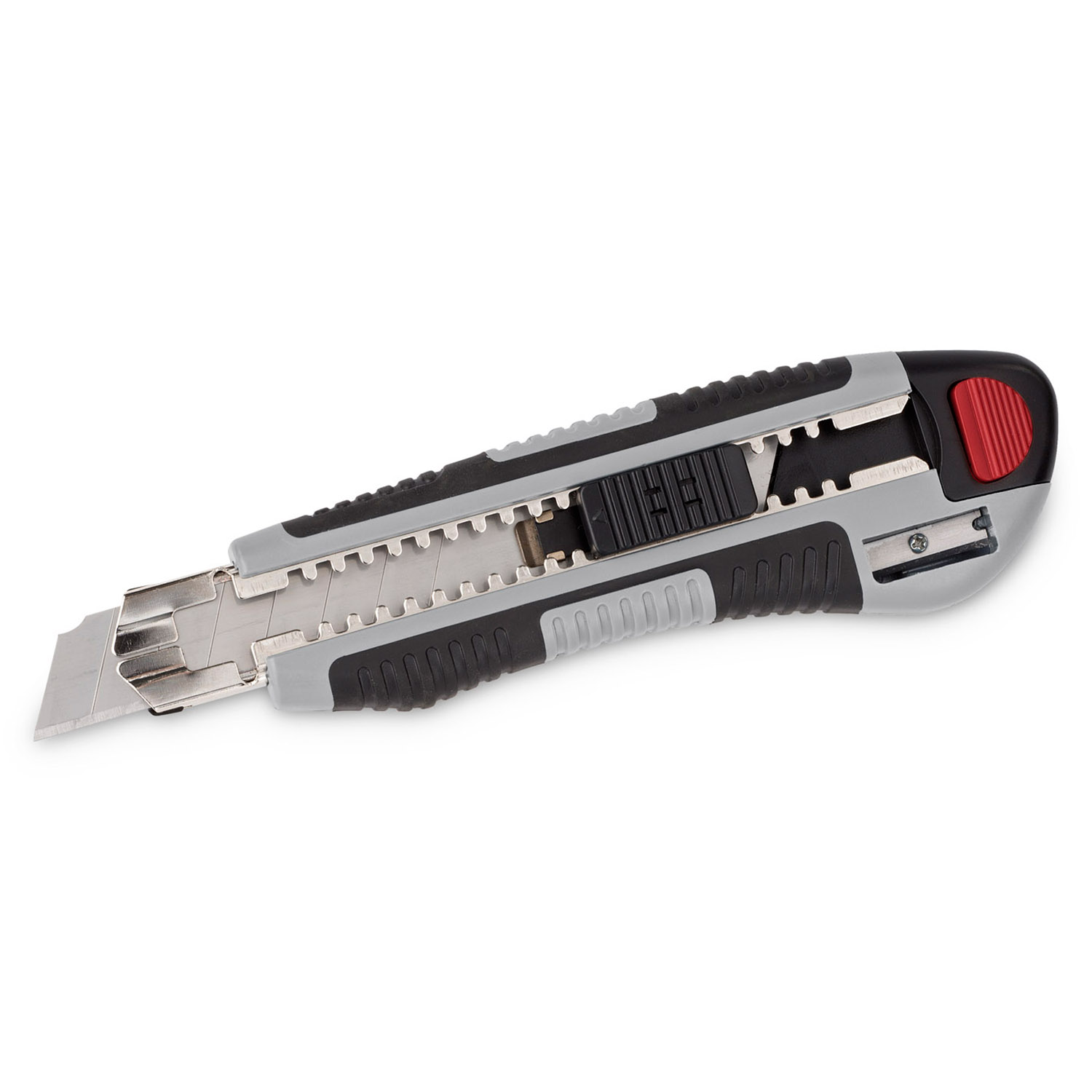 Kreator Cuttermesser 18 mm Autoload 5 Ersatzklingen - Bleistiftspitzer im Griff von VARO