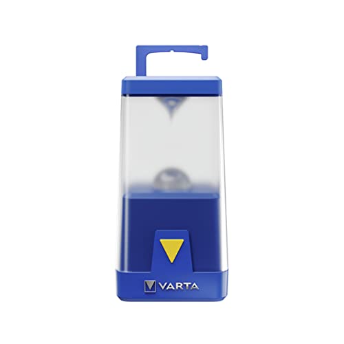 VARTA Campinglampe LED, Outdoor Ambiance L20 Camping Laterne mit Dimmfunktion und verschiedenen Farbmodi, Campingleuchte mit 6x AA Batterien, für Angeln, Outdoor, Stromausfall, Notfall, unbestückt von VARTA