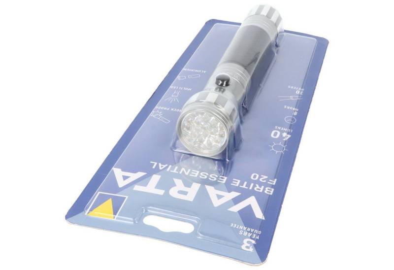 VARTA LED Taschenlampe Varta LED Taschenlampe Brite Essential F20 40lm, exkl. 2x Batterie Ba von VARTA