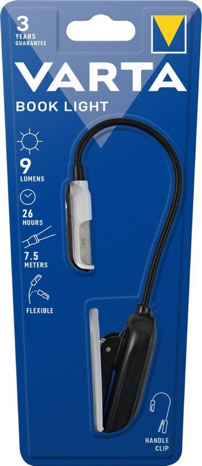 VARTA LED Taschenlampe Varta Leselampe LED Book Light inkl. 2x CR2032 Batterien 16618 VARTA LED Taschenlampe Varta Leselampe LED Book Light inkl. 2x CR2032 Batterien 16618 von VARTA