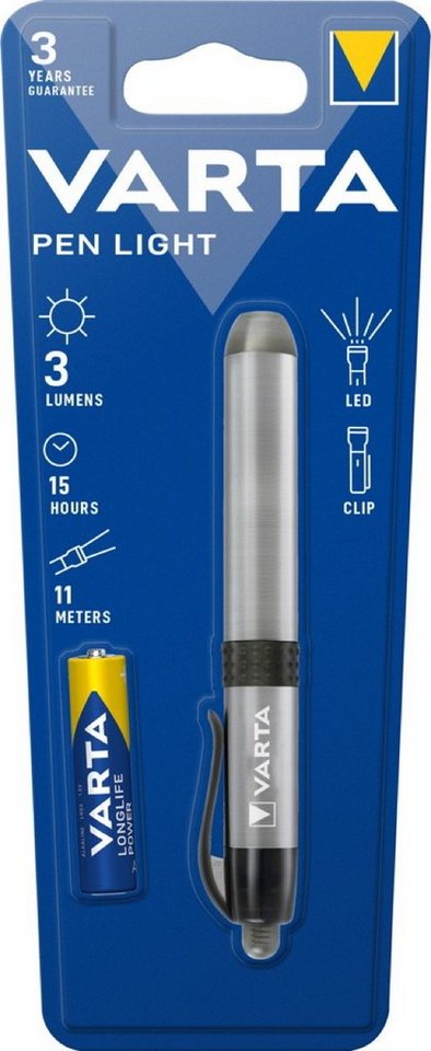 VARTA LED Taschenlampe Varta Stiftlampe LED Pen Light inkl. AAA Batterie 16611 von VARTA