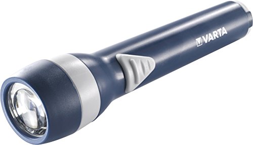 Varta 5 mm LED Spot Light 2AA Taschenlampe Flashlight Leuchte Lampe Handtaschenlicht Allzweckleuchte Taschenlicht (geeignet für Haushalt Schlafzimmer, Kinder, Garage, Stromausfall, Outdoor, Notfall) von VARTA