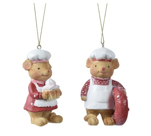 VARZI CARTOLERIA DAL 1956 Auswahl Varzi Briefpapier Seit 1956 Christbaumschmuck Maus Aus Polyresin von VARZI