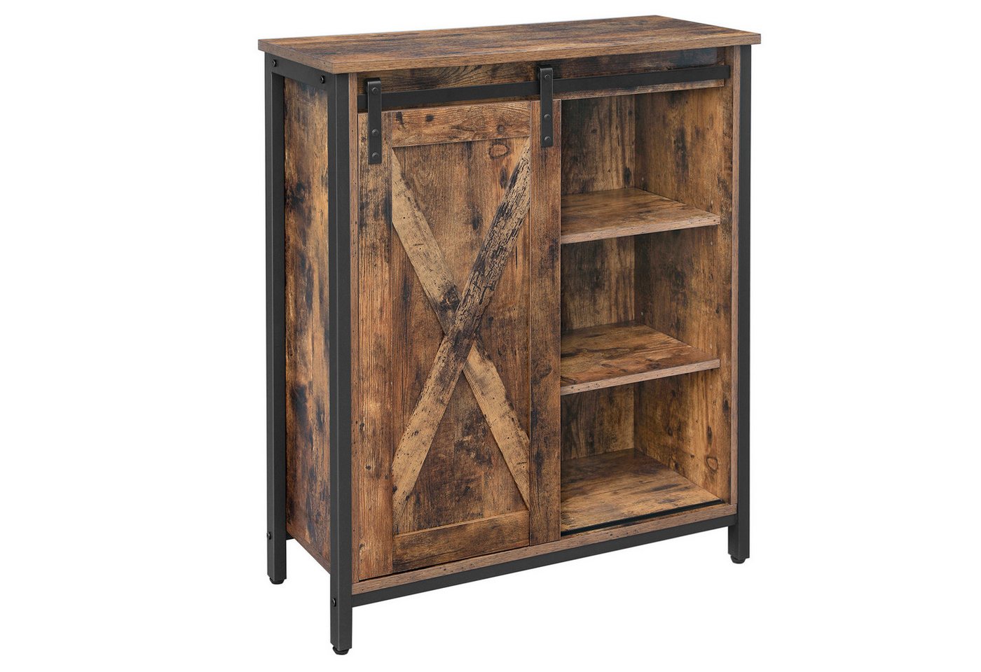 VASAGLE Aktenschrank Sideboard mit Schiebetür, verstellbaren Regalebenen von VASAGLE