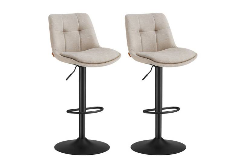 VASAGLE Barhocker Barstühle (Set, 2 St), höhenverstellbar, drehbar von VASAGLE