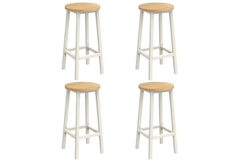 VASAGLE Barhocker Barstühle (Set, 4 St), bis 100kg belastbar von VASAGLE