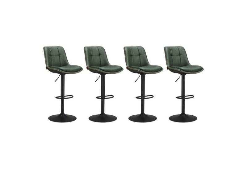 VASAGLE Barhocker Barstühle (Set, 4 St), höhenverstellbar, drehbar von VASAGLE