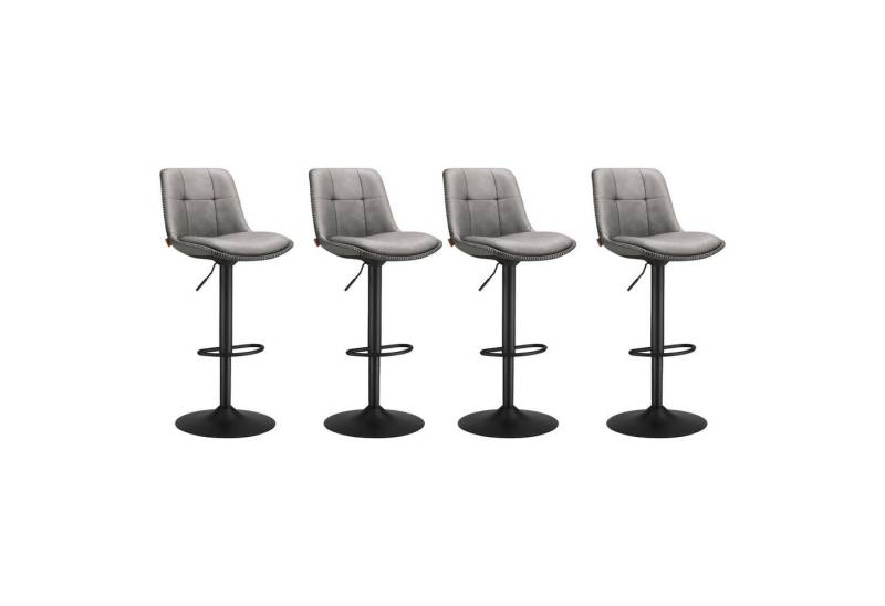 VASAGLE Barhocker Barstühle (Set, 4 St), höhenverstellbar, drehbar von VASAGLE