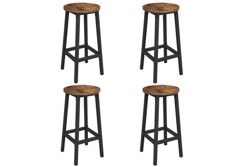 VASAGLE Barhocker Barstühle (Set, 4 St., 4er), Barhocker, 2er Set, Barstühle, 65cm/74cm von VASAGLE
