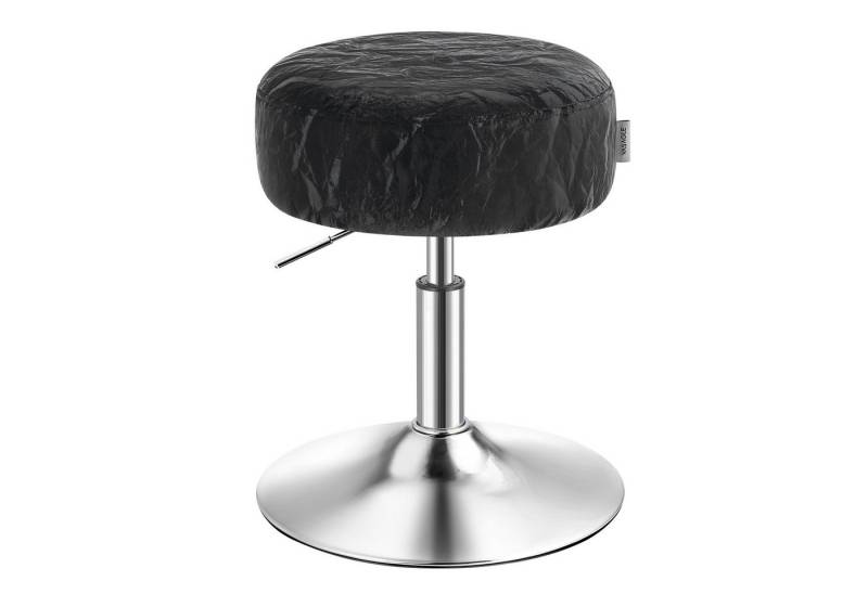 VASAGLE Barhocker Schminktischr Drehhocker (1 St), Schminkstuhl, Sitzhocker 360° drehbar, PU, dicke Polsterung von VASAGLE